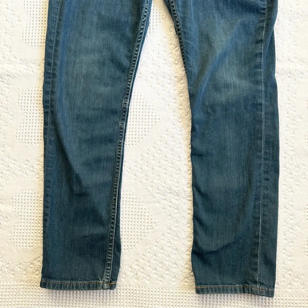 Levis 511 Jeans Mens 33x29 (Tag 33x32) Blue Slim Fit Mid Rise Medium Wash Zip